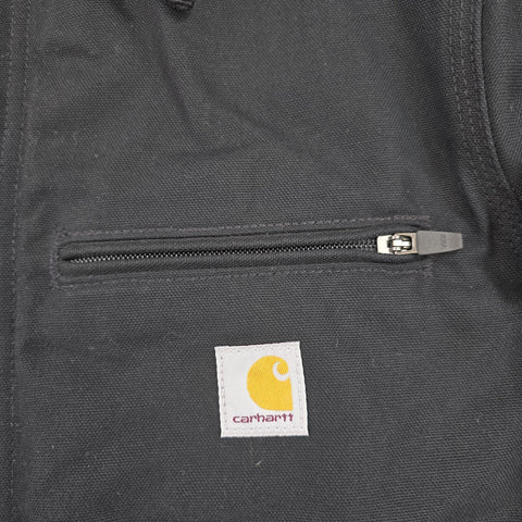 Carhartt Detroit Workwear Blanket Lined Jacket Black Men's Small