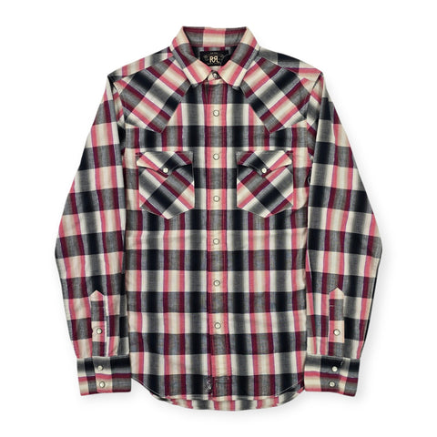 RRL Ralph Lauren Western Checkered Shirt Men's Small