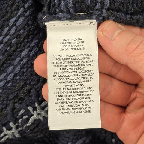 Polo Ralph Lauren Fair Isle Knit Vest Jumper Grey Men's XL