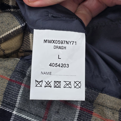 Barbour Dept B Bond 007 Dragh Wax Waterproof Hooded Jacket Grey Men's Large