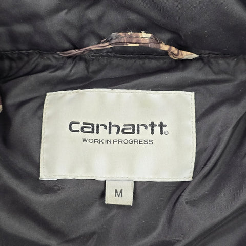 Carhartt WIP Jones 1/2 Zip Camouflage Puffer Jacket Men's Medium