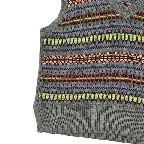 Polo Ralph Lauren Fair Isle Pattern Knitted Vest Women's Medium