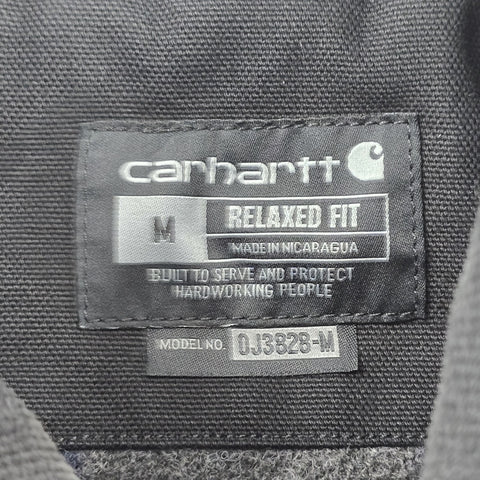 Carhartt Detroit Workwear Blanket Lined Jacket Black Men's Medium