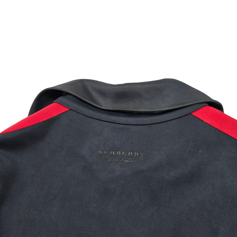 Burberry High Shine Technical Track Jacket Black Men's Small
