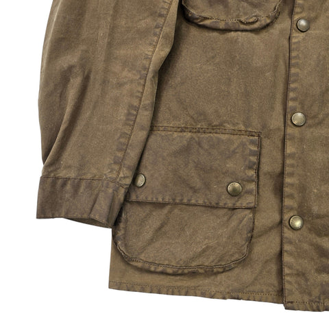 Barbour International Steve McQueen Washington Waxed Jacket Brown Men's Medium