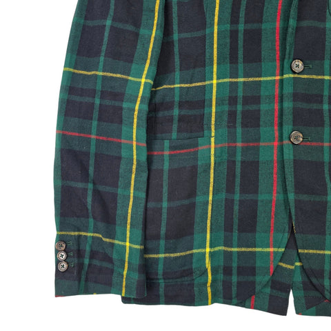 Polo Ralph Lauren Tartan Plaid Single Breast Blazer Men's Medium