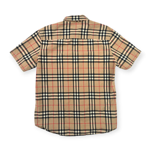 Burberry Nova Check Short Sleeve Shirt Men's Large