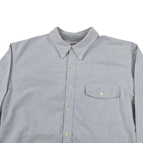 RRL Ralph Lauren Pinstripe Long Sleeve Shirt Men's XXL