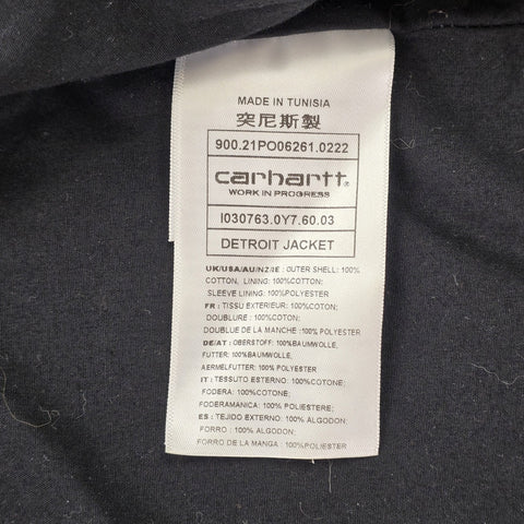 Carhartt WIP Detroit Bandana Pattern Jacket Brown Men's Large
