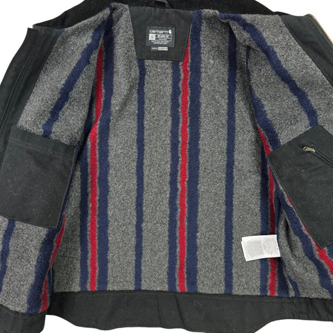 Carhartt Detroit Workwear Blanket Lined Jacket Black Men's Large