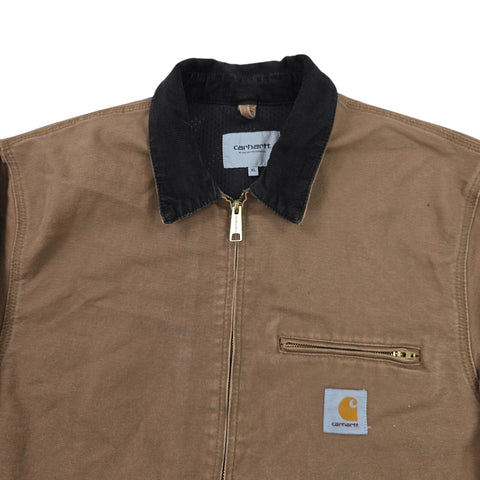 Carhartt WIP Detroit Mesh Lined Jacket Brown Men's XL
