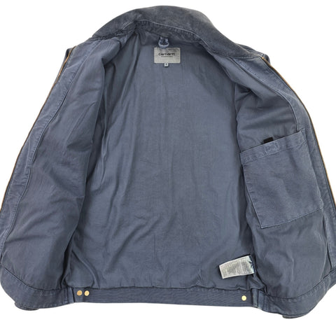 Carhartt WIP Detroit Dyed Bomber Jacket Blue Men's Small