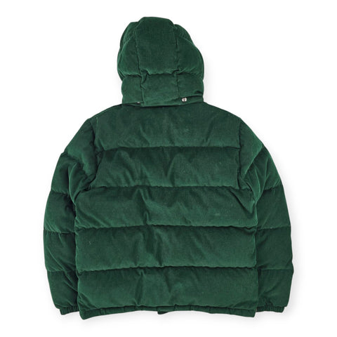 Polo Ralph Lauren Corduroy Puffer Jacket Green Men's Medium