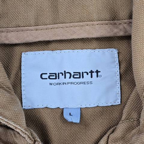 Carhartt WIP Active Bomber Jacket Hooded Brown Men's Large