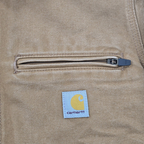 Carhartt Detroit Workwear Blanket Lined Jacket Brown Men's Small