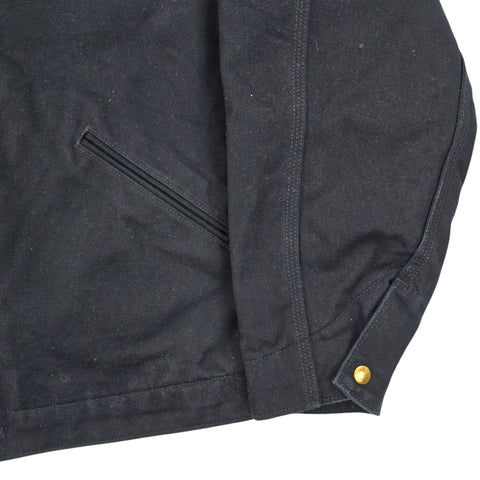Carhartt Detroit Y2K Workwear Blanket Lined Jacket Black Men's XL