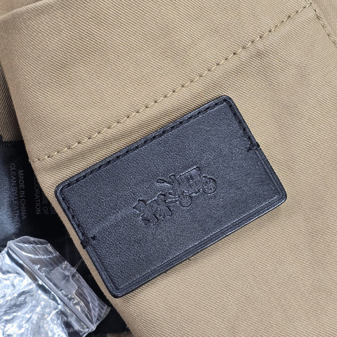 Coach Patchwork Cotton Leather Parka Jacket Men's Small