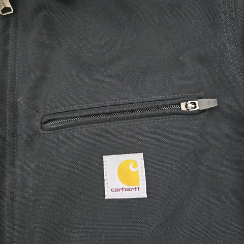 Carhartt Detroit Workwear Blanket Lined Jacket Black Men's Medium