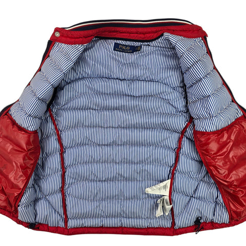 Polo Ralph Lauren Down Puffer Gilet Jacket Red Men's Small