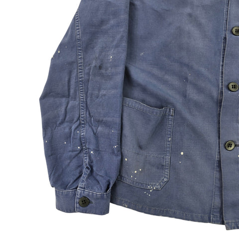 Polo Ralph Lauren Distressed Naval Chore Utility Jacket Blue Men's Small