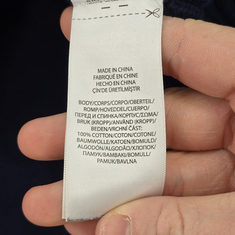 Polo Ralph Lauren Spellout Logo Knitted Jumper Blue Men's XL