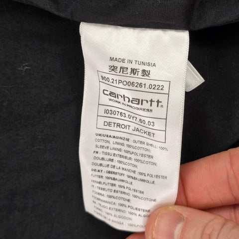 Carhartt WIP Detroit Bandana Pattern Jacket Brown Men's Large