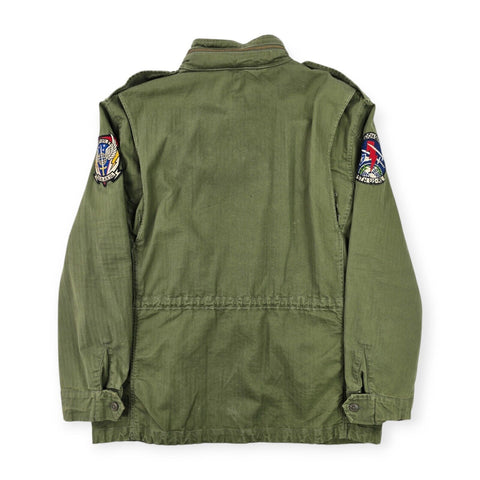 Polo Ralph Lauren Military Patch Field Jacket Green Men's XL