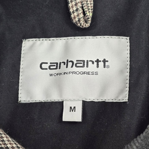 Carhartt WIP Detroit Checkered Jacket Grey Men's Medium