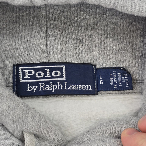 Polo Ralph Lauren LA Dodgers Baseball Hoodie Grey Men's Large