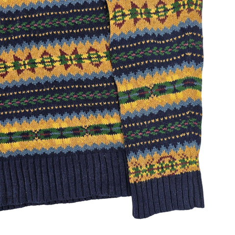 Polo Ralph Lauren Fair Isle Pattern Knitted Jumper Men's Medium
