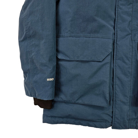 The North Face Tower Peak 550 Dryvent Down Puffer Jacket Blue Men's Large