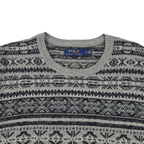 Polo Ralph Lauren Fair Isle Pattern Knitted Jumper Men's Small