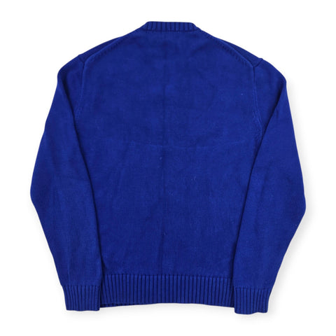 Polo Ralph Lauren Bear Knitted Jumper Blue Men's Medium