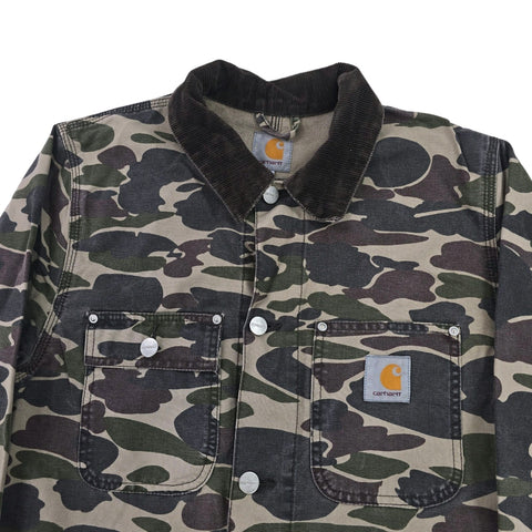 Carhartt Michigan Workwear Camouflage Chore Jacket Men's Medium