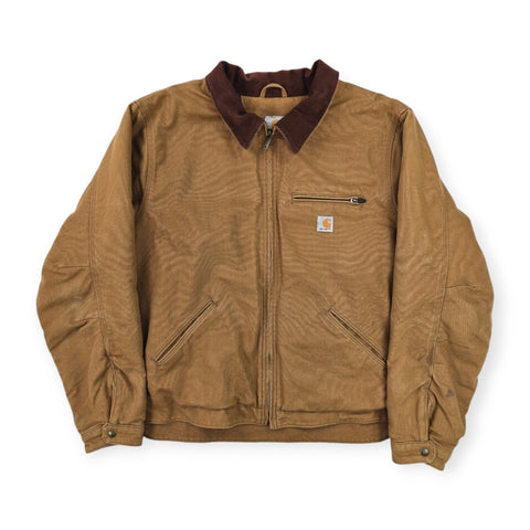 Carhartt Detroit Y2K Workwear Blanket Lined Jacket Brown Men's XXL
