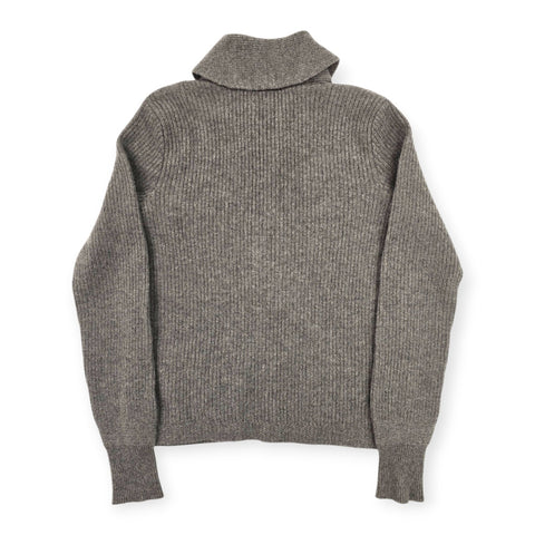 RRL Ralph Lauren 100% Cashmere Knitted Cardigan Grey Men's Small