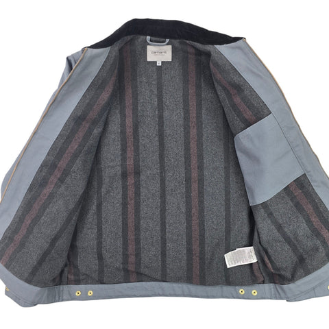 Carhartt WIP Detroit Blanket Lined Jacket Grey Men's Medium