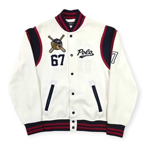 Polo Ralph Lauren Bears Spellout Varsity Jacket Men's Small