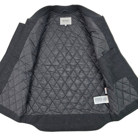 Carhartt WIP Quilted Lined Vest Gilet Jacket Black Men's Small