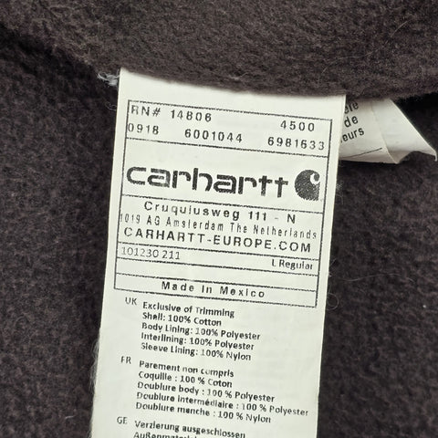 Carhartt Berwick Y2K Workwear Fleece Lined Jacket Brown Men's Large