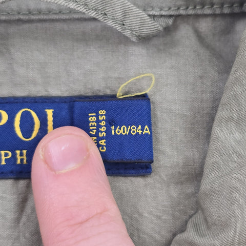 Polo Ralph Lauren Military Patch Field Jacket Green Men's Small