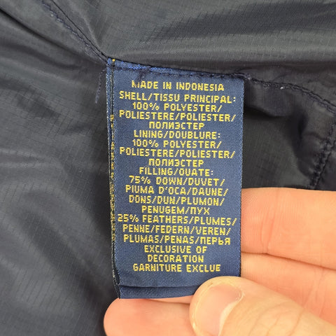 Polo Ralph Lauren RL/150 Down Puffer Gilet Jacket Blue Men's Medium