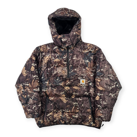Carhartt WIP Jones 1/2 Zip Camouflage Puffer Jacket Men's Medium