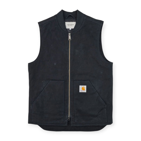 Carhartt WIP Quilted Lined Vest Gilet Jacket Black Men's Small
