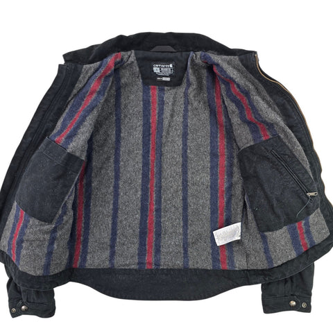 Carhartt Detroit Workwear Blanket Lined Jacket Black Men's Small