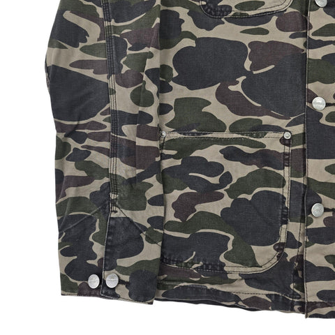 Carhartt Michigan Workwear Camouflage Chore Jacket Men's Medium