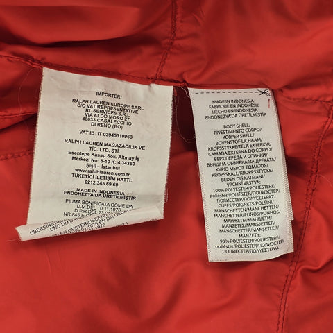 Polo Ralph Lauren Big Pony Tyrol Down Puffer Jacket Black Men's Small