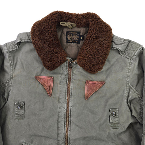 Polo Ralph Lauren B-15 Military Down Bomber Jacket Green Men's Small