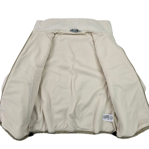 Carhartt WIP Rare Hillock Fleece Jacket Cream Men's Small