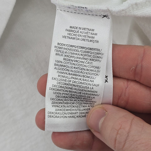 Polo Ralph Lauren Spellout Rugby Polo Shirt White Men's Medium